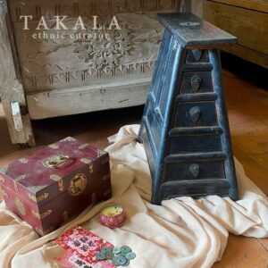 Wooden Chinese Tapered Barber Stool
